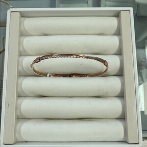 Women's Copper-Toned Bracelet Watch